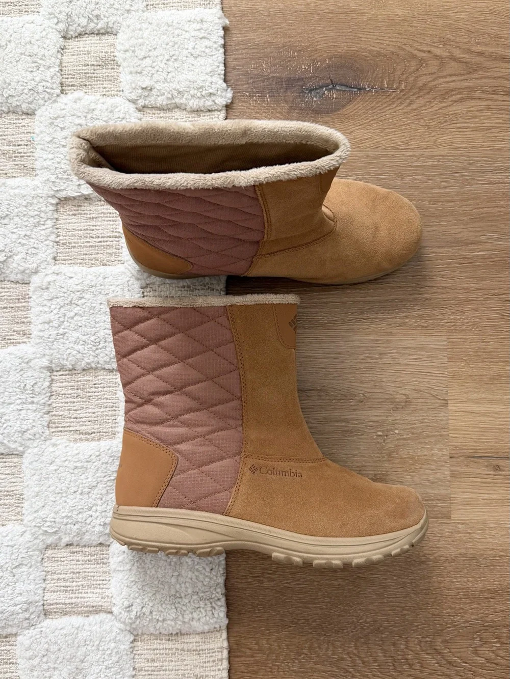 Columbia Ice Maiden Slip III Boot in Elk/Light Brown